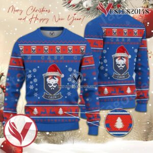 Stade Malherbe Caen Sport Ugly Christmas Sweater, Unique Gifts For Fans - Vesles2014aS 1