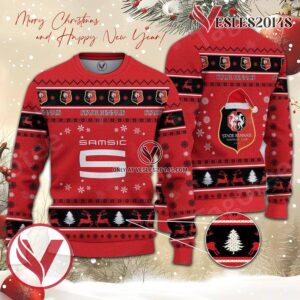 Stade Rennais F.C Sport Ugly Christmas Sweater, Unique Gifts For Fans - Vesles2014aS 1