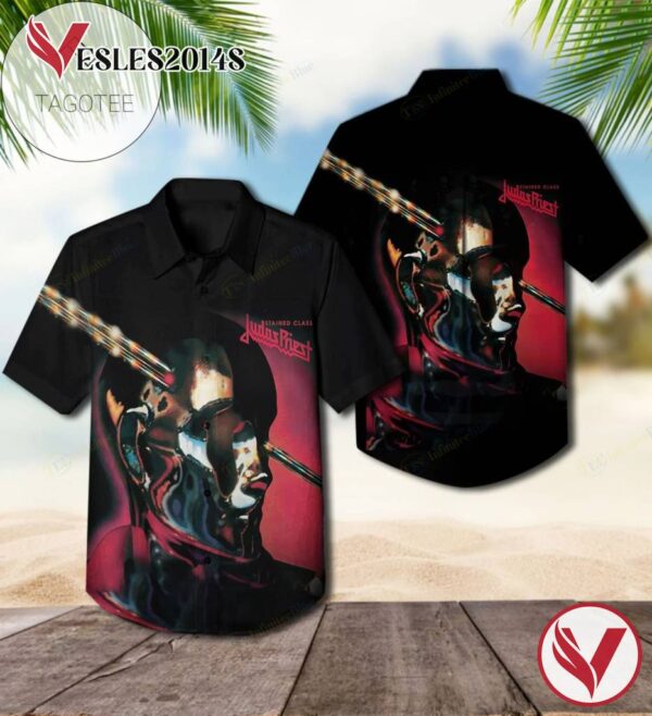 Stained Class Album By Judas Priest Hawaiian Shirt, Best Gift For Music Lovers Vesles2014S