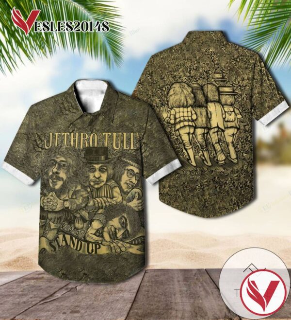 Stand Up Studio Album By Jethro Tull Hawaiian Shirt, Best Gift For Music Lovers Vesles2014S