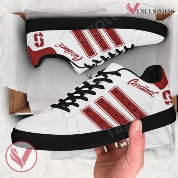 Stanford Cardinal Print Stan Smith Shoes, Best Sneaker For Fans - Vesles2014s