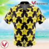 Star Mario Bros Hawaiian Button Up Shirt, Perfect Gifts For Anime Lovers - Vesles2014S