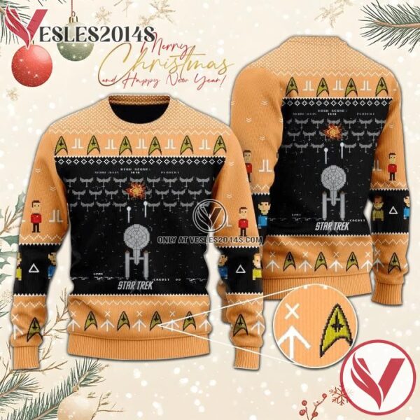 Star Trek Christmas Sweater, Unique Winter Outfits For Fans - Vesles2014S  1