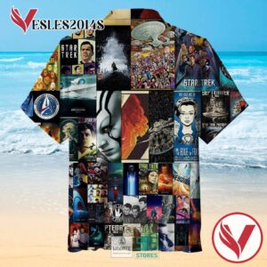 Star Trek Collage Casual Hawaiian Shirt, Best Gifts For Summer Vesles2014S 2