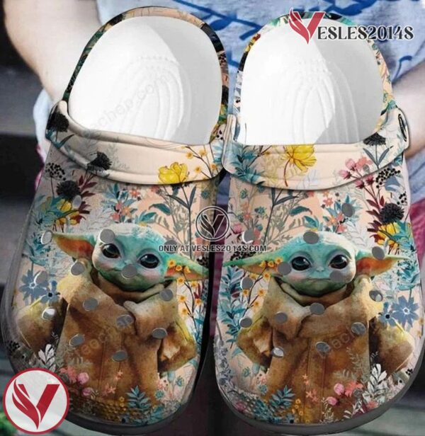 Star Wars Baby Yoda Crocs Clogs Comfortable Crocband Shoes For Men Women, Unique Gift From  Vesles2014S
