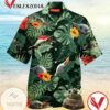 Star Wars Baby Yoda Floral Pattern Graphic Print Short Sleeve Hawaiian Casual Shirt Vesles2014S
