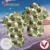 Star Wars Baby Yoda Reaching Tropical Leaf Graphic Print Short Sleeve Hawaiian Casual Shirt Vesles2014S