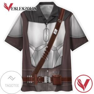 Star Wars Beskar Cosplay Hawaiian Graphic Print Short Sleeve Hawaiian Casual Shirt Vesles2014S 1