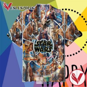 Star Wars Cartoon Casual Hawaiian Shirt, Best Gifts For Summer Vesles2014S