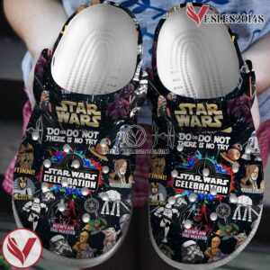Star Wars Celebration 2023 Movie Crocs Crocband Clogs Shoes Comfortable For Men Women and Kids Style 2 - Vesles2014S