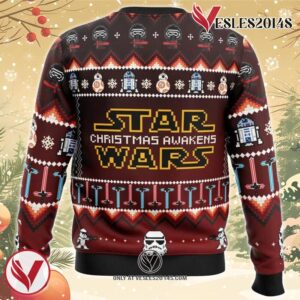Star Wars Christmas Awakens Ugly Christmas Sweater, Unique Christmas Gift For Fans - Vesles2014S 3