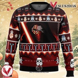 Star Wars Christmas Awakens Ugly Christmas Sweater, Unique Christmas Gift For Fans - Vesles2014S