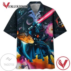 Star Wars Darth Vader 12 Hawaiian Graphic Print Short Sleeve Hawaiian Casual Shirt Vesles2014S 1
