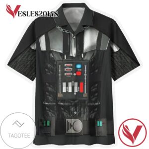 Star Wars Darth Vader Cosplay Hawaiian Graphic Print Short Sleeve Hawaiian Casual Shirt Vesles2014S 1
