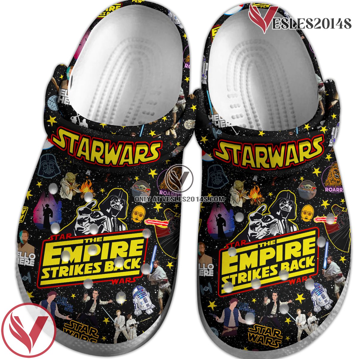 Star Wars Movie Crocs Crocband Clogs Shoes Comfortable For Men Women and Kids Style 6 - Vesles2014S 2