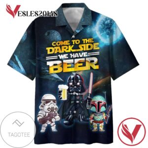 Star Wars Stormtrooper Darth Vader Boba Fett Hawaiian Graphic Print Short Sleeve Hawaiian Casual Shirt Vesles2014S