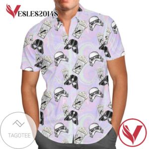 Star Wars Stormtrooper For men And Women Graphic Print Short Sleeve Hawaiian Casual Shirt Vesles2014S