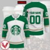 Starbucks Coffee Personalized Hockey Jersey, Trending Gifts For Fans - Vesles2014s