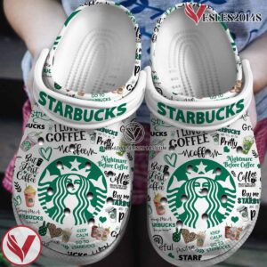Starbucks Crocs Crocband Clogs Shoes Comfortable For Men Women and Kids Style 12, Unique Gift From  Vesles2014S