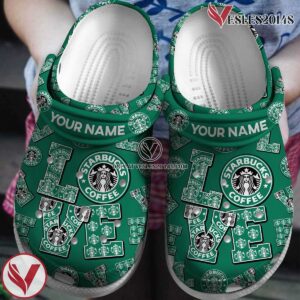 Starbucks Crocs Crocband Clogs Shoes Comfortable For Men Women and Kids Style 13, Unique Gift From  Vesles2014S