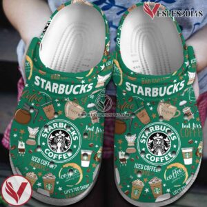 Starbucks Crocs Crocband Clogs Shoes Comfortable For Men Women and Kids Style 4, Unique Gift From  Vesles2014S