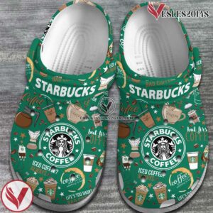 Starbucks Crocs Crocband Clogs Shoes Comfortable For Men Women and Kids Style 4, Unique Gift From  Vesles2014S 2