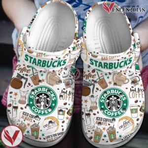 Starbucks Crocs Crocband Clogs Shoes Comfortable For Men Women and Kids Style 5, Unique Gift From  Vesles2014S