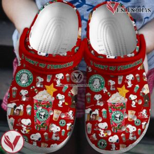 Starbucks Drink Crocs Crocband Clogs Shoes Comfortable For Men Women and Kids Style 8, Unique Gift From  Vesles2014S