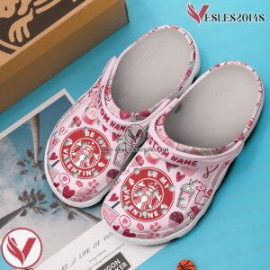 Starbucks Valentine Drink Crocs Crocband Clogs Shoes Comfortable For Men Women and Kids Style 1, Unique Gift From  Vesles2014S 2