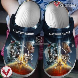 Starfield Game Crocs Crocband Clogs Shoes Comfortable For Men Women and Kids, Unique Gift From  Vesles2014S