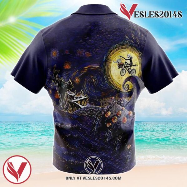 Starry Nightmare Before Christmas Hawaiian Shirt 1