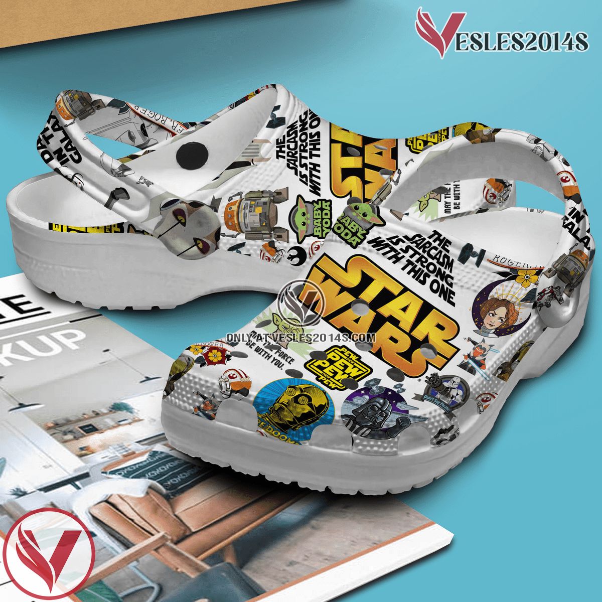 Starwar Movie Crocs Crocband Clogs Shoes Comfortable For Men Women and Kids - Vesles2014S 2