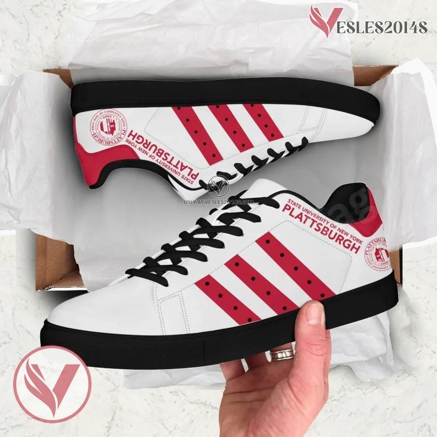 State University of New York at Plattsburgh Logo Stan Smith Shoes, Unique Sneaker For Fans - Vesles2014s 1