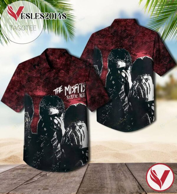 Static Age Album By Misfits Hawaiian Shirt, Best Gift For Music Lovers Vesles2014S
