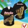 Status Quo 12 Gold Bars Compilation Album Cover Hawaiian Shirt, Unique Gifts For Music Lovers - Vesles2014S