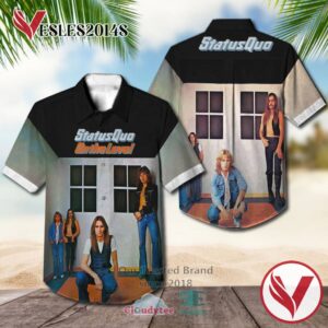 Status Quo On The Level 1975 Casual Hawaiian Shirt, Best Gifts For Summer Vesles2014S 1