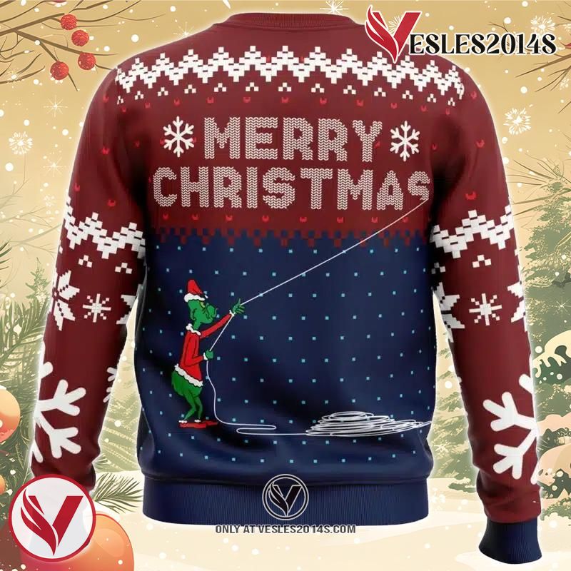 Stealing Christmas Dr. Seuss Grinch Ugly Christmas Sweater, Unique Christmas Gift For Fans - Vesles2014S 1