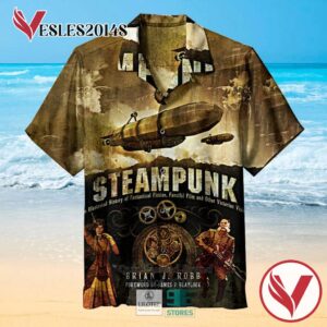 Steampunk Casual Hawaiian Shirt, Best Gifts For Summer Vesles2014S 2