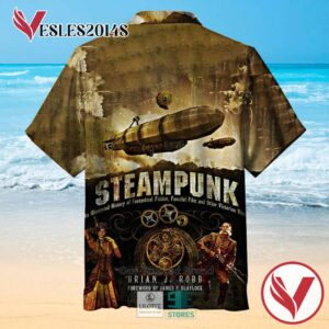 Steampunk Casual Hawaiian Shirt, Best Gifts For Summer Vesles2014S