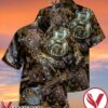 Steampunk Guitar Hawaiian Shirt, Unique Gifts For Friends - Vesles2014S 1