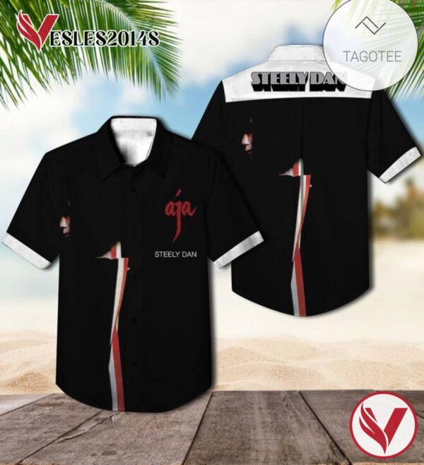Steely Dan Aja Album Cover Hawaiian Shirt, Best Gift For Music Lovers Vesles2014S