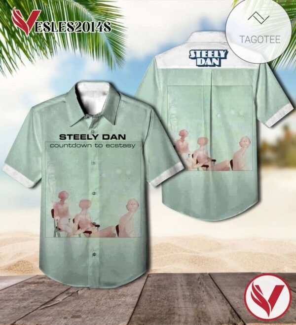 Steely Dan Countdown To Ecstasy Album Cover Hawaiian Shirt, Best Gift For Music Lovers Vesles2014S