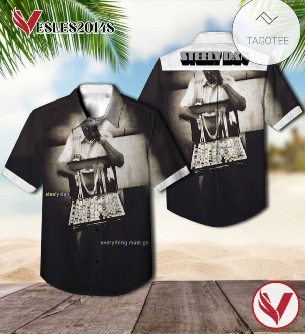 Steely Dan Everything Must Go Album Cover Hawaiian Shirt, Best Gift For Music Lovers Vesles2014S