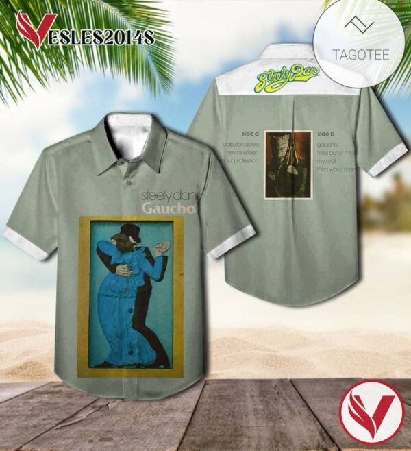 Steely Dan Gaucho Album Cover Hawaiian Shirt, Best Gift For Music Lovers Vesles2014S