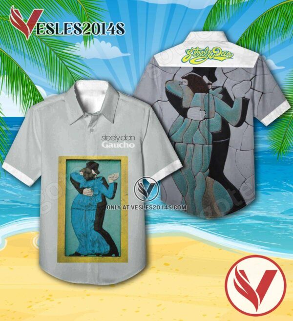 Steely Dan Gaucho Album Cover Style 2 Hawaiian Shirt, Unique Gifts For Music Lovers - Vesles2014S
