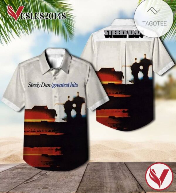 Steely Dan Greatest Hits Compilation Album Cover Hawaiian Shirt, Best Gift For Music Lovers Vesles2014S