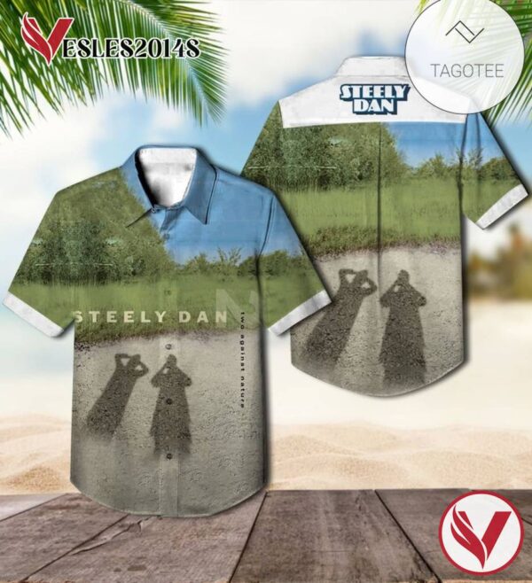 Steely Dan Two Against Nature Album Cover Hawaiian Shirt, Best Gift For Music Lovers Vesles2014S