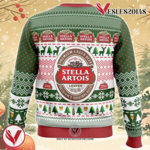 Stella Artois Ugly Christmas Sweater, Unique Christmas Gift For Fans - Vesles2014S 1