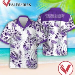 Stephen F Austin State University Logo Aloha Summer Shirt, Perfect Gifts Idea In Holiday - Vesles2014S