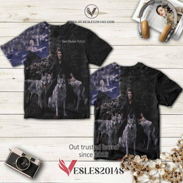 Steve Hackett Wolflight Album 3D Shirt, Perfect Gifts For Music Lovers - Vesles2014S
